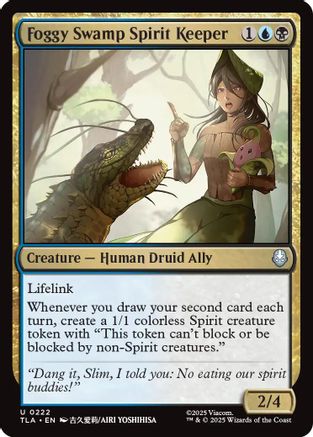 Foggy Swamp Spirit Keeper (TLA-222) - uncommon - Foil