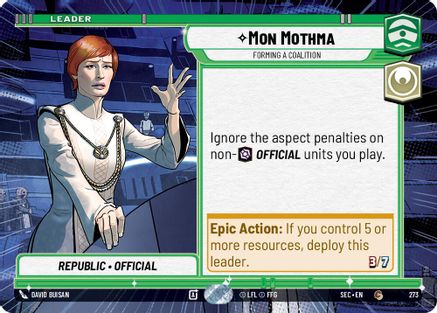 Mon Mothma - Forming a Coalition (Hyperspace) (273) - SOP - Common