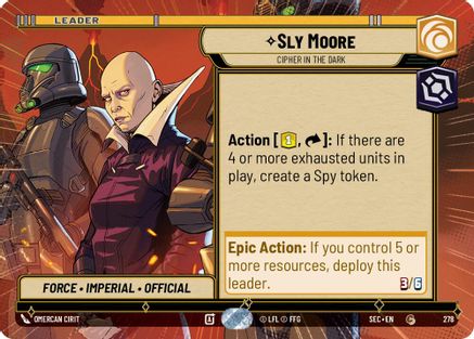Sly Moore - Cipher in the Dark (Hyperspace) (278) - SOP - Common