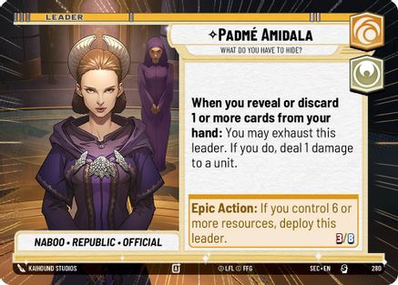 Padmé Amidala - What Do You Have to Hide? (Hyperspace) (280) - SOP - Special