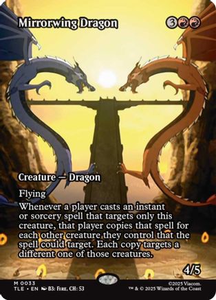 Mirrorwing Dragon (Borderless) (TLE-033) - mythic