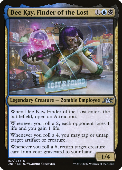 Dee Kay, Finder of the Lost (UNF-167) - uncommon - Foil