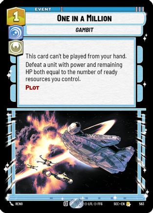 One in a Million (Foil) (563) - SOP - Rare - Foil