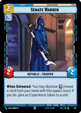 Senate Warden (Foil) (569) - SOP - Common - Foil