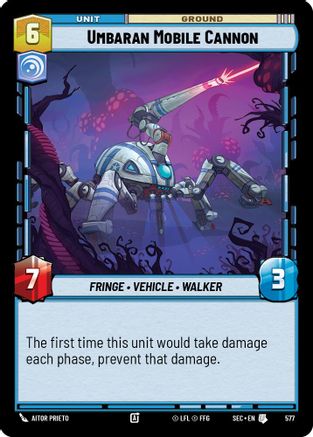 Umbaran Mobile Cannon (Foil) (577) - SOP - Uncommon - Foil