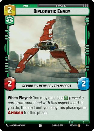 Diplomatic Envoy (Foil) (619) - SOP - Common - Foil
