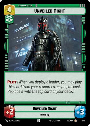 Unveiled Might (Foil) (633) - SOP - Common - Foil