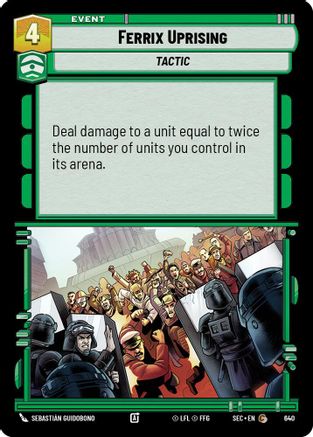 Ferrix Uprising (Foil) (640) - SOP - Common - Foil