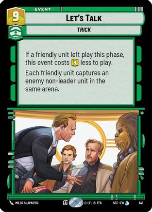 Let's Talk (Foil) (641) - SOP - Legendary - Foil