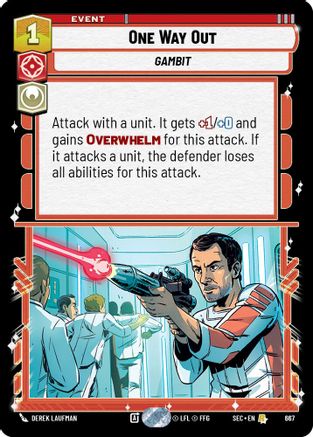 One Way Out (Foil) (667) - SOP - Rare - Foil