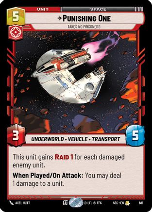 Punishing One - Takes No Prisoners (Foil) (681) - SOP - Rare - Foil
