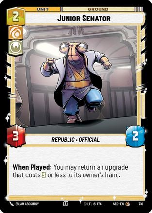 Junior Senator (Foil) (710) - SOP - Common - Foil