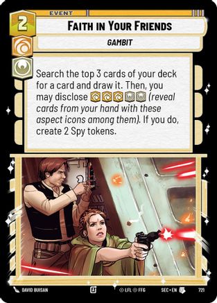 Faith in Your Friends (Foil) (721) - SOP - Uncommon - Foil