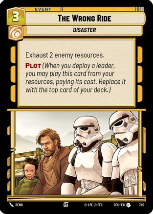 The Wrong Ride (Foil) (745) - SOP - Uncommon - Foil