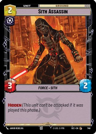 Sith Assassin (Foil) (748) - SOP - Common - Foil
