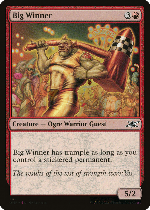 Big Winner (UNF-387) - common - Foil