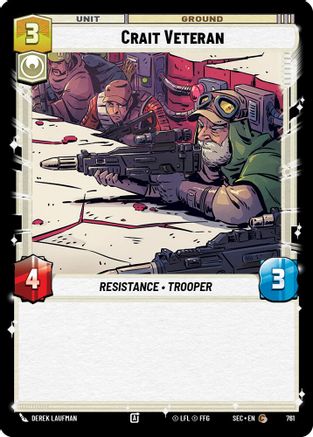 Crait Veteran (Foil) (761) - SOP - Common - Foil