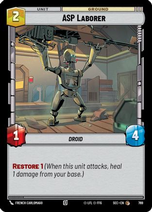 ASP Laborer (Foil) (769) - SOP - Common - Foil