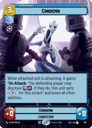 Condemn (Hyperspace) (302) - SOP - Rare