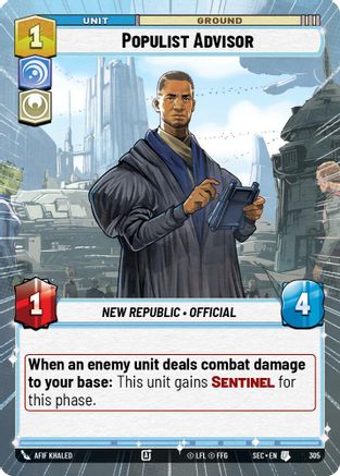 Populist Advisor (Hyperspace) (305) - SOP - Uncommon