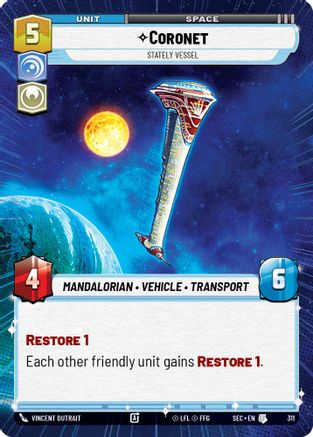 Coronet - Stately Vessel (Hyperspace) (311) - SOP - Uncommon
