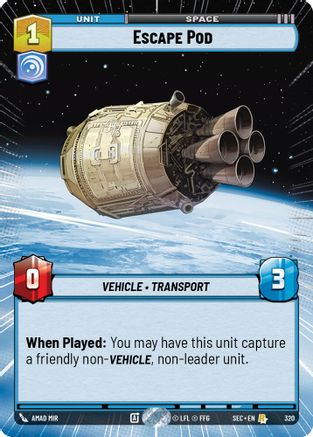 Escape Pod (Hyperspace) (320) - SOP - Rare