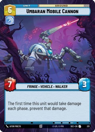 Umbaran Mobile Cannon (Hyperspace) (331) - SOP - Uncommon
