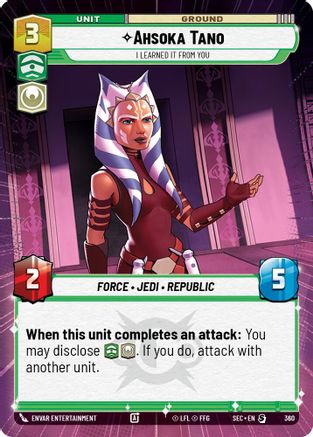 Ahsoka Tano - I Learned It from You (Hyperspace) (360) - SOP - Special