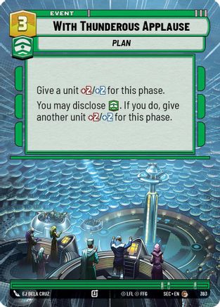 With Thunderous Applause (Hyperspace) (393) - SOP - Common
