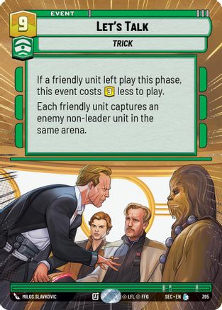 Let's Talk (Hyperspace) (395) - SOP - Legendary