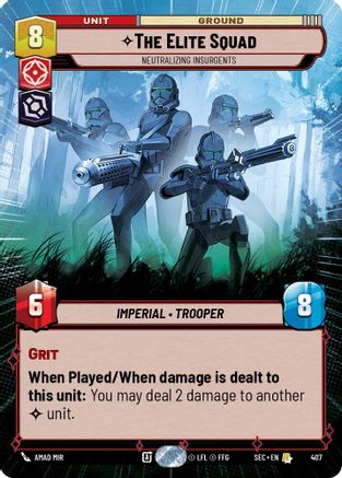 The Elite Squad - Neutralizing Insurgents (Hyperspace) (407) - SOP - Rare