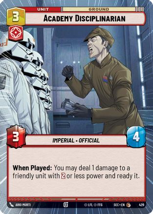 Academy Disciplinarian (Hyperspace) (429) - SOP - Common