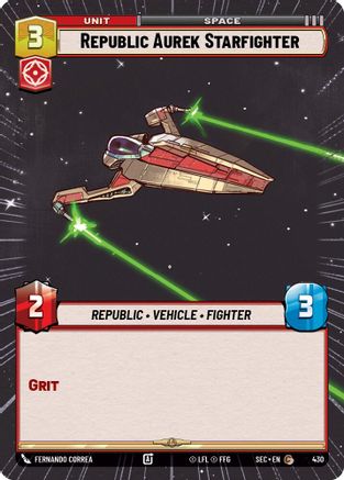 Republic Aurek Starfighter (Hyperspace) (430) - SOP - Common