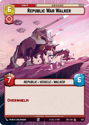 Republic War Walker (Hyperspace) (437) - SOP - Common