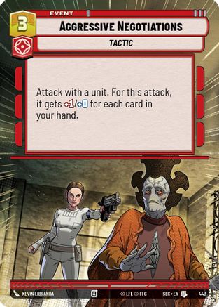 Aggressive Negotiations (Hyperspace) (443) - SOP - Uncommon