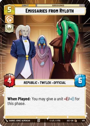 Emissaries from Ryloth (Hyperspace) (470) - SOP - Common