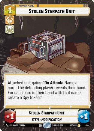 Stolen Starpath Unit (Hyperspace) (474) - SOP - Rare