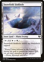 Snowfield Sinkhole (KHM-269) - common: (snow) - Foil
