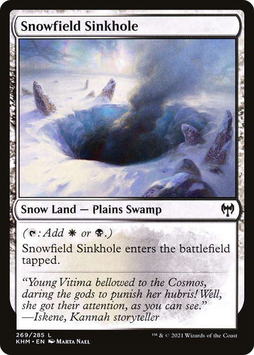 Snowfield Sinkhole (KHM-269) - common: (snow)