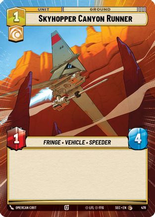Skyhopper Canyon Runner (Hyperspace) (478) - SOP - Common
