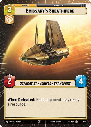 Emissary's Sheathipede (Hyperspace) (479) - SOP - Common