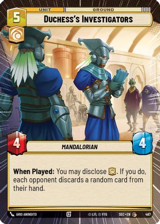 Duchess's Investigators (Hyperspace) (487) - SOP - Common
