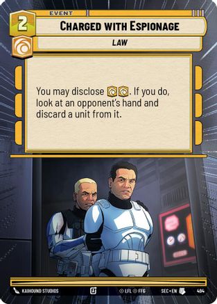 Charged with Espionage (Hyperspace) (494) - SOP - Uncommon