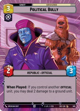Political Bully (Hyperspace) (505) - SOP - Common