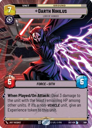 Darth Nihilus - Lord of Hunger (Hyperspace) (508) - SOP - Legendary