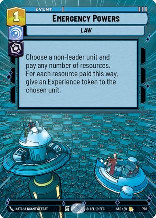 Emergency Powers (Hyperspace Foil) (796) - SOP - Rare - Foil