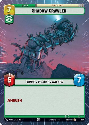 Shadow Crawler (Hyperspace Foil) (877) - SOP - Common - Foil
