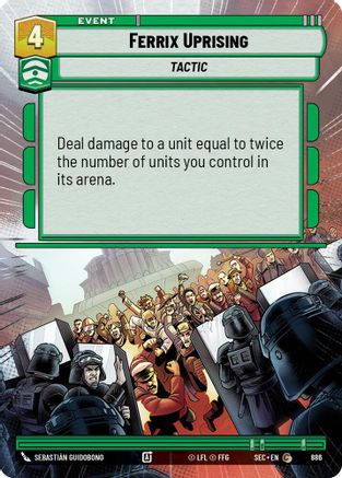 Ferrix Uprising (Hyperspace Foil) (886) - SOP - Common - Foil