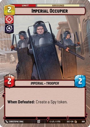 Imperial Occupier (Hyperspace Foil) (888) - SOP - Common - Foil