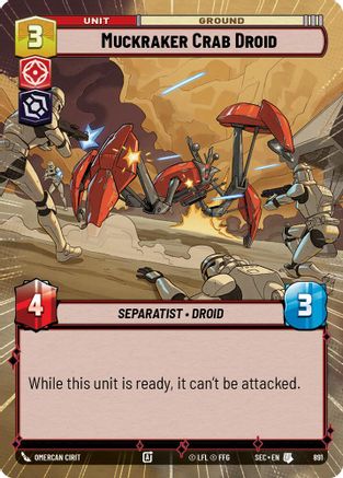 Muckraker Crab Droid (Hyperspace Foil) (891) - SOP - Uncommon - Foil